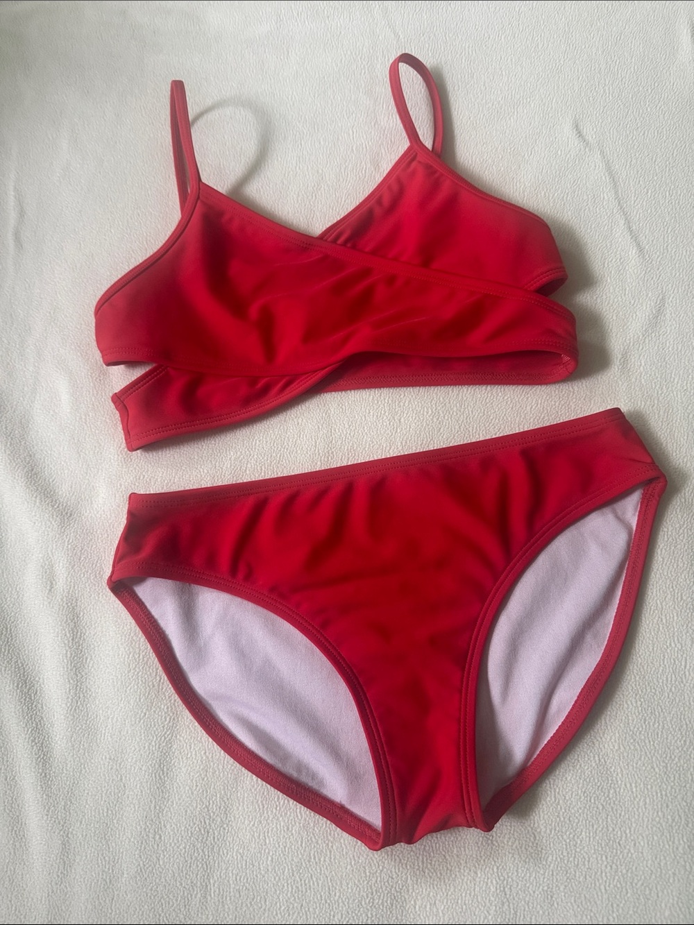 Kanu Surf Girls Red Two-Piece Bikini Set